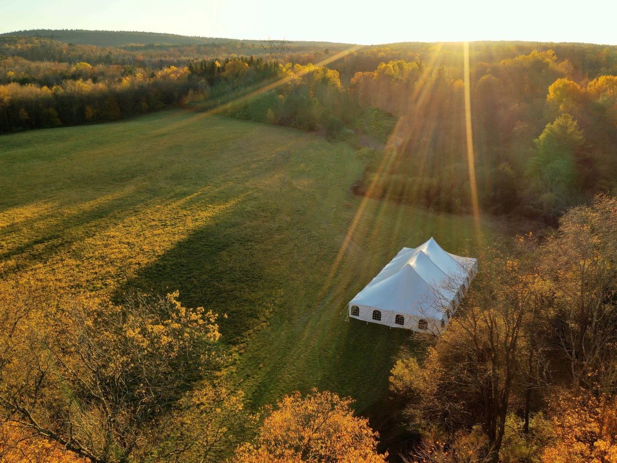 PennView Events_Canopy Tent_Aerial View